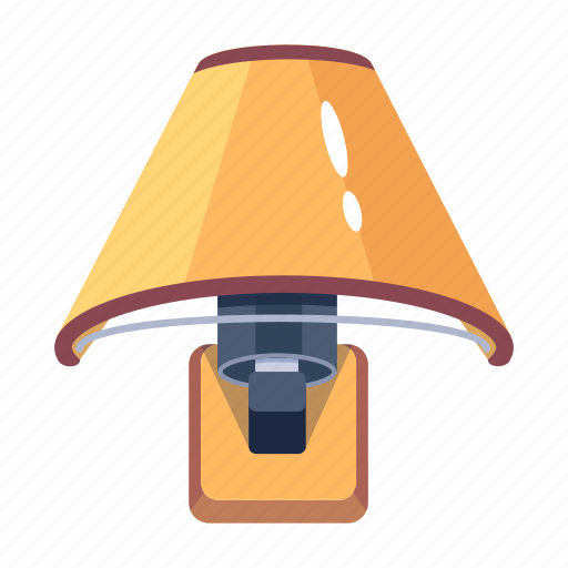 Wall lamp, wall light, sconce, light fixture, lamp icon - Download on Iconfinder