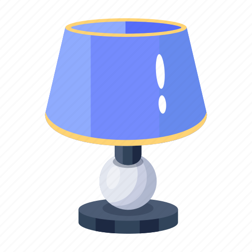 Desk lamp, lamp, side lamp, table lamp, hotel lamp icon - Download on Iconfinder