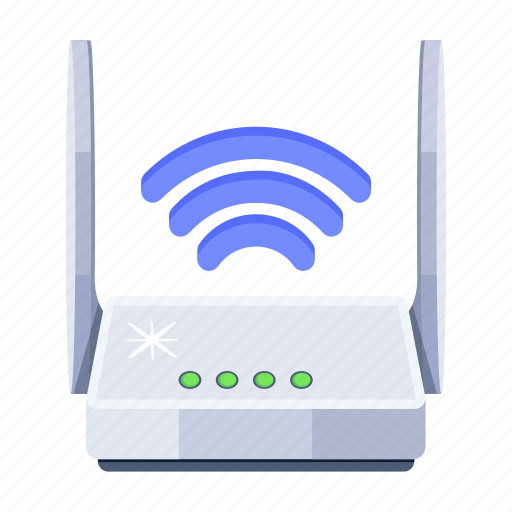 Router, wifi device, wireless connection, internet device, wlan device icon - Download on Iconfinder