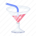 cocktail, drink, beverage, fresh soda, martini glass