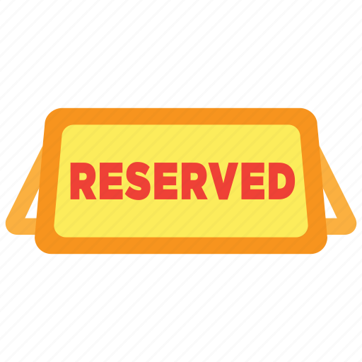 Reserved, date, dinner, meal, reserve, restaurant, sign icon - Download on Iconfinder