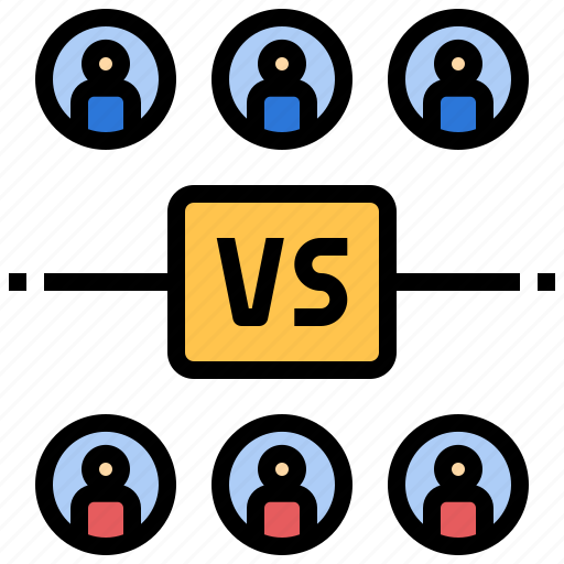 Team, versus, battle, moba, match, pvp, competition icon - Download on Iconfinder