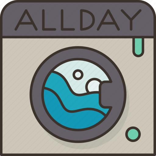 Washing, machine, laundry, appliance, clean icon - Download on Iconfinder