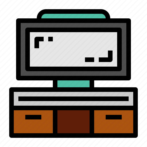 Furniture, shelf, television, tv icon - Download on Iconfinder