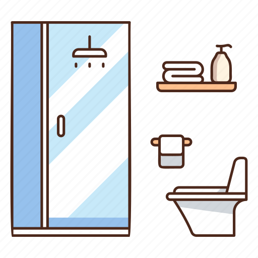 Bathroom, interior, modern, bath, room, home, space icon - Download on Iconfinder