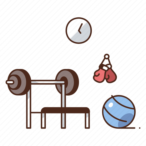 Gym, fitness, sport, room, equipment, health, exercise icon - Download on Iconfinder