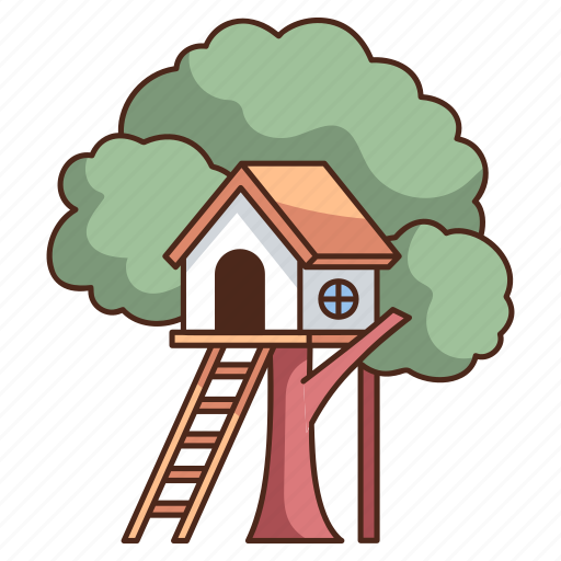 House, home, tree, nature, wood, outdoor, garden icon - Download on Iconfinder