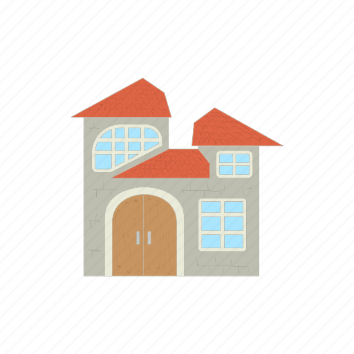 Architecture, cartoon, estate, home, house, real, residential icon - Download on Iconfinder
