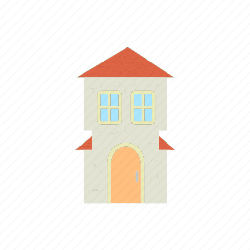 Architecture, cartoon, estate, home, house, real, residential icon - Download on Iconfinder