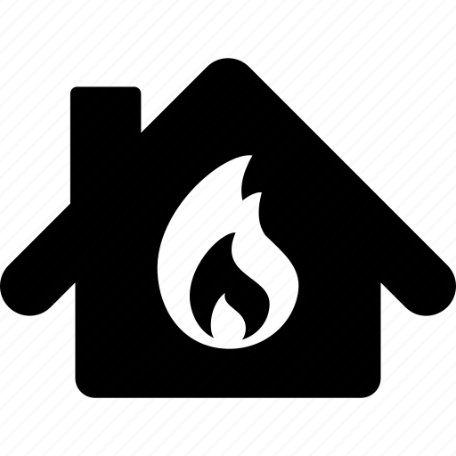 Burn, fire, home, house, insurance, property icon - Download on Iconfinder