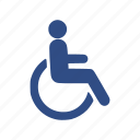 disabled, person, wheel, wheelchair