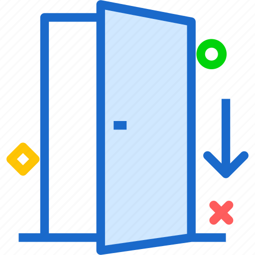 Arrow, door, entrance, exit icon - Download on Iconfinder