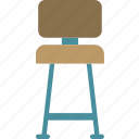 chair, rest, seat, tall