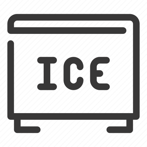 Ice, fridge, refrigerator, freezer, cold, household, appliances icon - Download on Iconfinder
