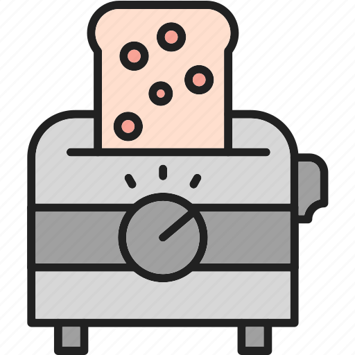 Toaster, appliance, bread, food, toast, kitchen, kitchenware icon - Download on Iconfinder