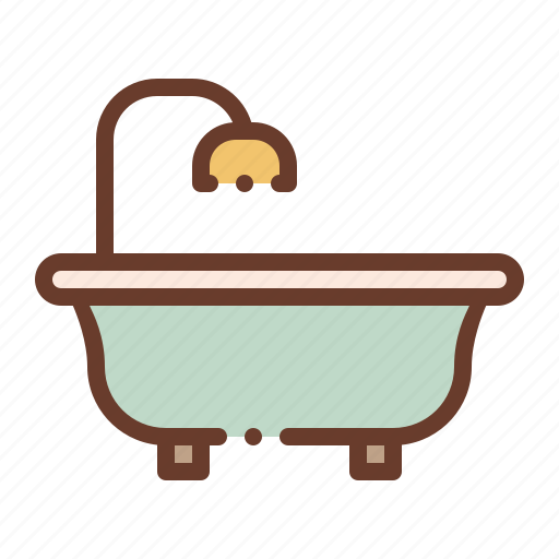 Bath, bathe, bathroom, bathtub, furniture icon - Download on Iconfinder