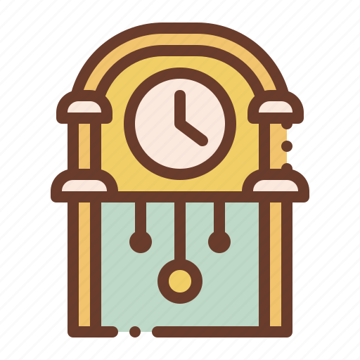 Bell, clock, furniture, household, wall icon - Download on Iconfinder