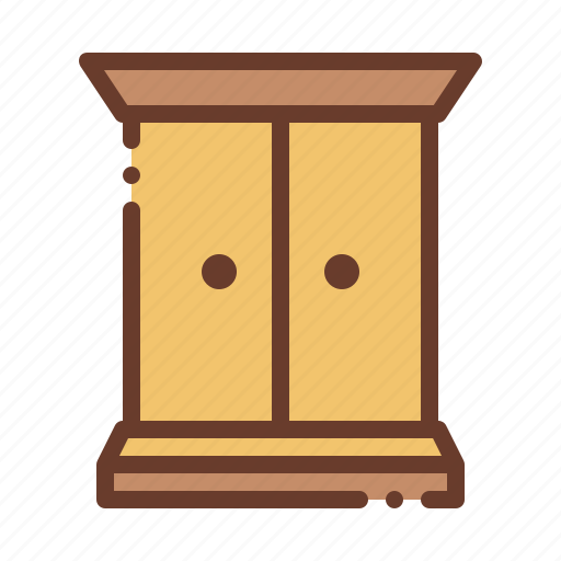 Clothes, cupboard, furniture, household, wardrobe icon - Download on Iconfinder
