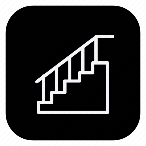 Appliance, electronic, furniture, home, household, interior, stairs icon - Download on Iconfinder