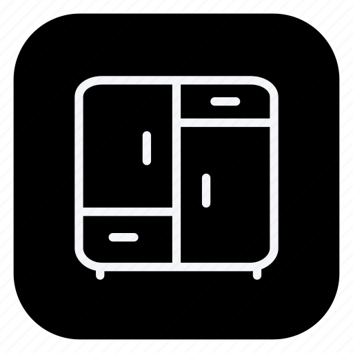 Appliance, furniture, home, household, closet, drawer, wardrobe icon - Download on Iconfinder