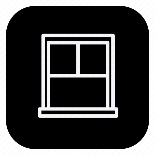 Appliance, electronic, furniture, home, household, interior, window icon - Download on Iconfinder