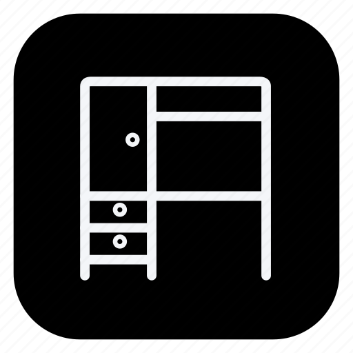 Appliance, electronic, furniture, household, interior, chest of drawers, locker icon - Download on Iconfinder
