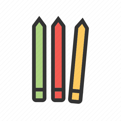 Art, colorful, colour, drawing, pencil, sharp, write icon - Download on Iconfinder