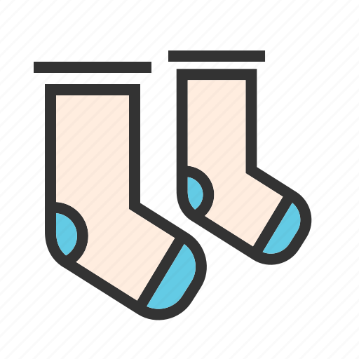 Clothes, clothing, cotton, fashion, heat, socks, warm icon - Download on Iconfinder