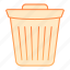 bin, clean, delete, object, trash, basket, bucket, can, conservation 