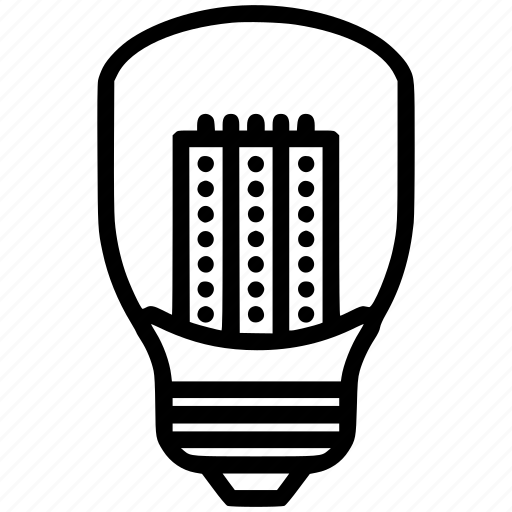 Led, bulb, idea, creative, abstract, shape icon - Download on Iconfinder