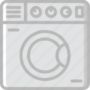 belongings, furniture, households, machine, washing