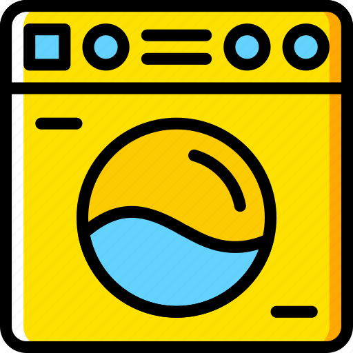Belongings, furniture, households, machine, washing icon - Download on Iconfinder