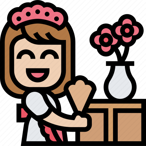 Clean, house, cabinet, maidservant, service icon - Download on Iconfinder