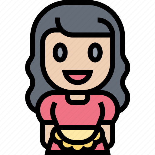 Maid, housekeeper, lady, cleaning, service icon - Download on Iconfinder
