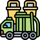 garbage, truck, disposal, service, sanitize