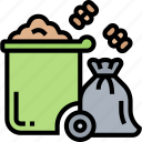 garbage, waste, trash, bin, disposal