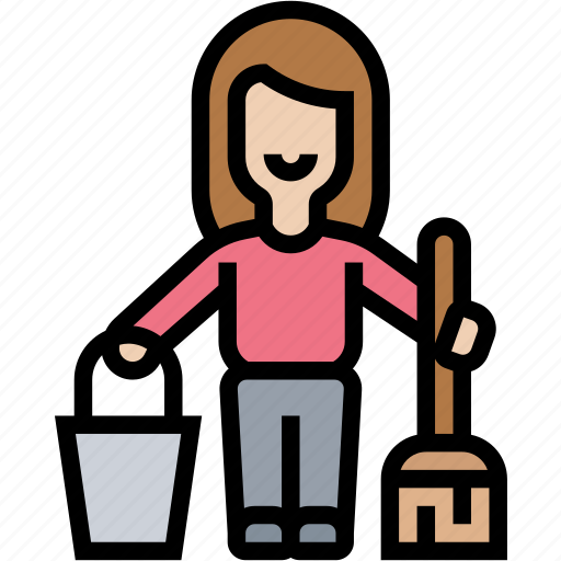 Housekeeping, housework, cleaning, chore, sanitary icon - Download on Iconfinder