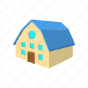 architecture, blue, cartoon, estate, home, house, residential