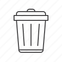 dustbin, garbage, garbage can, recycle bin, trash, trash bin, waste