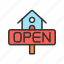 - open house sign, house, home, real-estate, open, property, home-property, auction 
