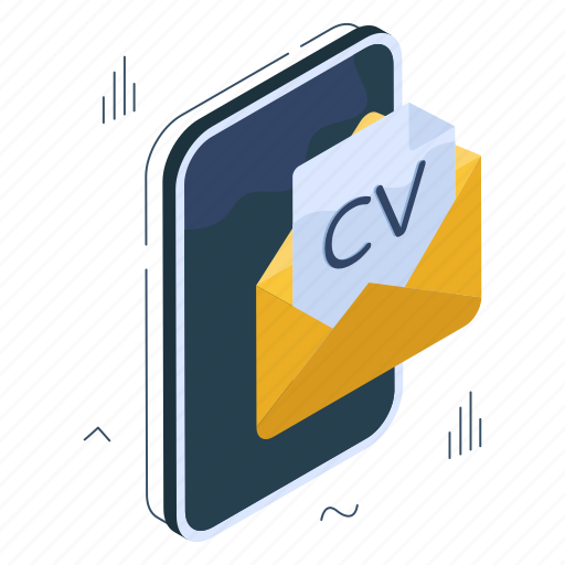 Cv envelope, resume, curriculum vitae, job application, biodata icon - Download on Iconfinder