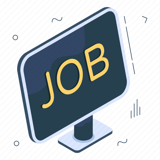 Online job, internet job, digital job, online employment, digital employment icon - Download on Iconfinder