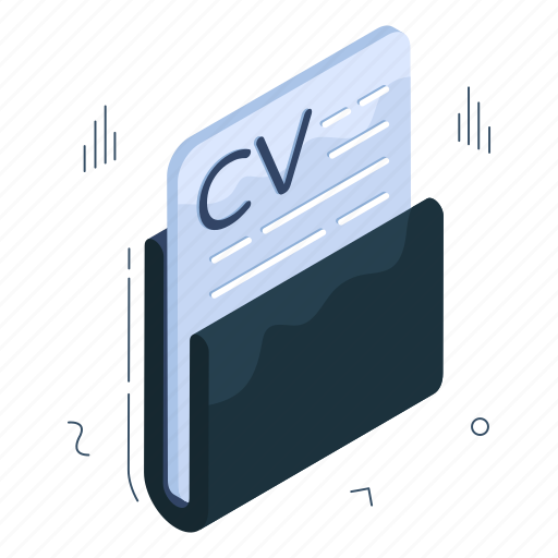 Cv folder, document, doc, archive, binder icon - Download on Iconfinder