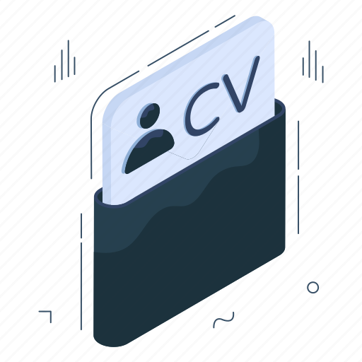 Cv folder, document, doc, archive, binder icon - Download on Iconfinder