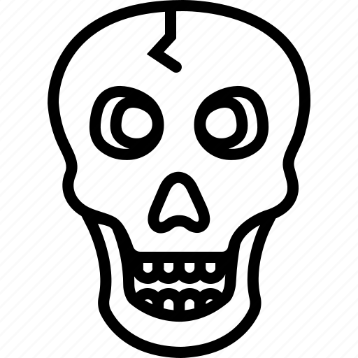 Bone, danger, halloween, poison, skeleton, skull, warning icon - Download on Iconfinder