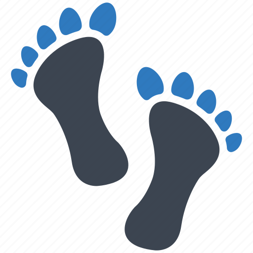 Feet, footprints, foot, flatfoot, step icon - Download on Iconfinder