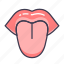 lip, mouth, tongue 