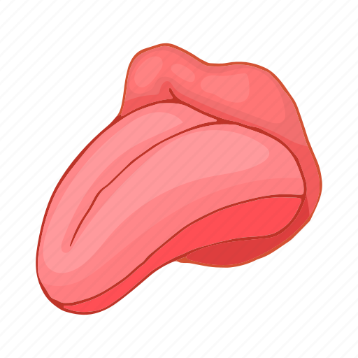 Cartoon, face, female, lip, mouth, open, tongue icon - Download on Iconfinder