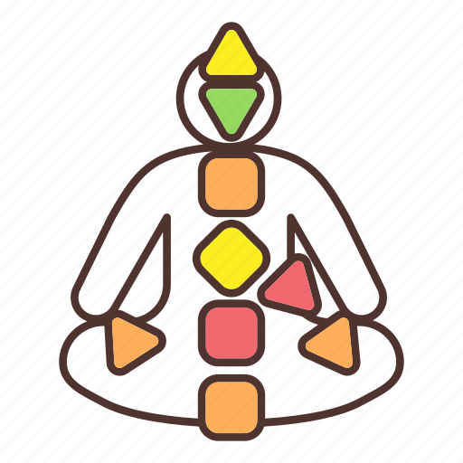 Spirituality, meditation, chakra, human body icon - Download on Iconfinder