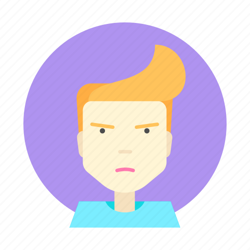 Boy, emotions, feeling, gloom, sullenness icon - Download on Iconfinder